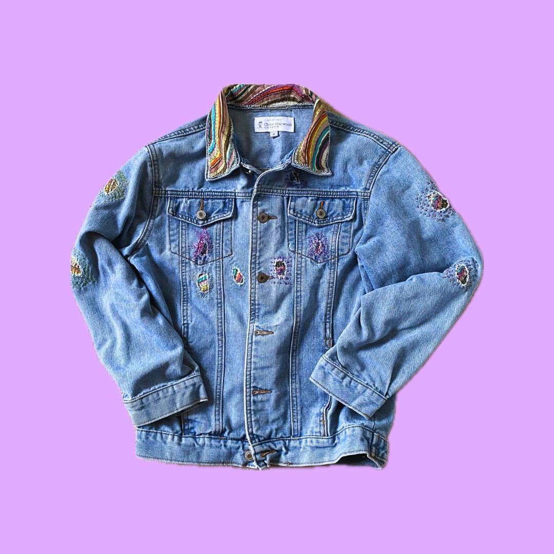 Denim jacket hotsell size 14